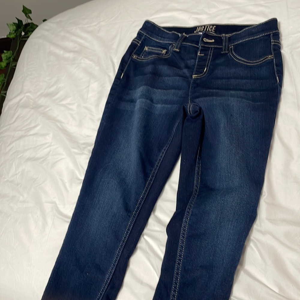 JUSTICE SIZE 14 CHILDREN’S JEANS. Lightly worn